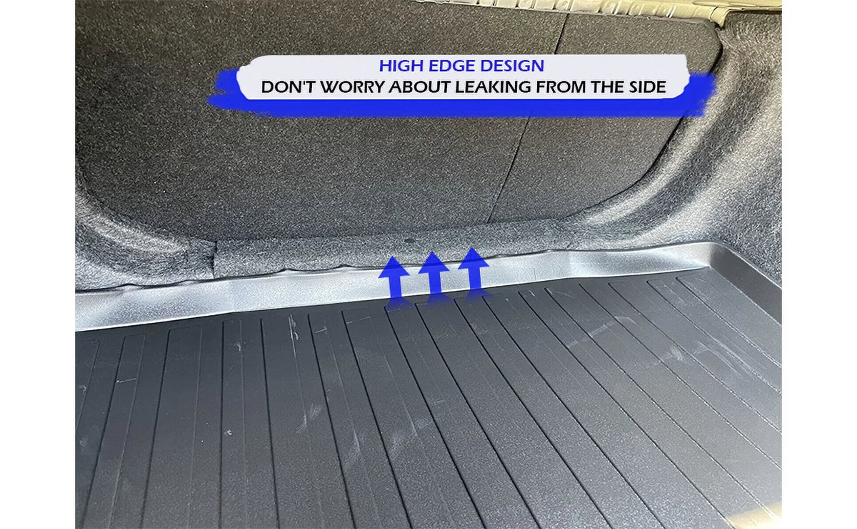 for Install Laser EA Car EACCESSORIES climate-Resistant Sedan Honda – Raised Design Rubber Mat with 2016-2021 – for Trunk Non-Slip Cars Trunk Mats to Easy Lip – Civic Cargo – Trunk Mat Liner Pre-Cut –