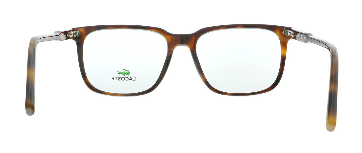 for mens 219 Eyeglasses Modified Havana/Burgundy L2861 Rectangle Lacoste