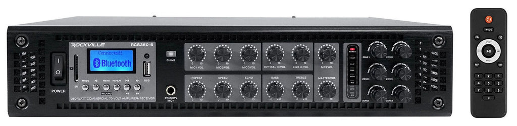 Column Speakers+Amp Array Wall 32" COL800-BK Mount 70V Black Commercial (4) JBL