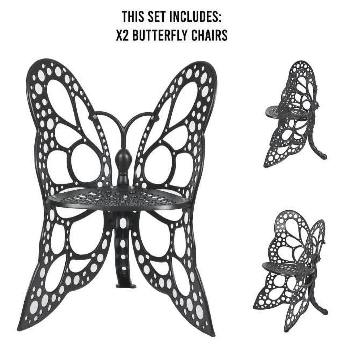 Deluxe FlowerHouse Butterfly - Set Black Garden