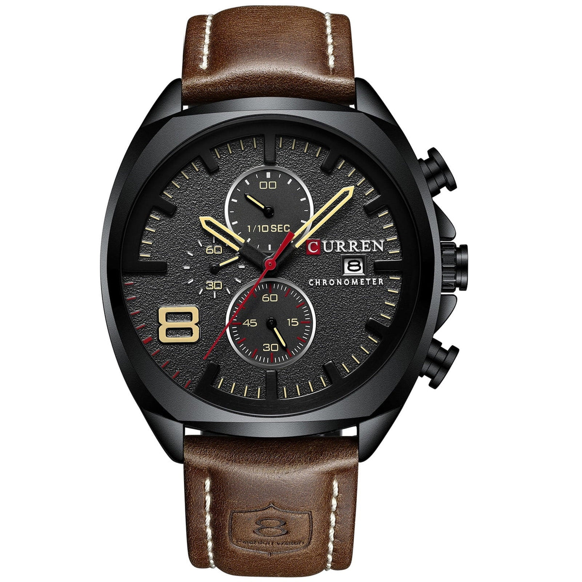 Men Quartz Wristwatches,Casual Casual Watch Arealer Dazzduo Watch Movement Watch Wrist Wrist Business