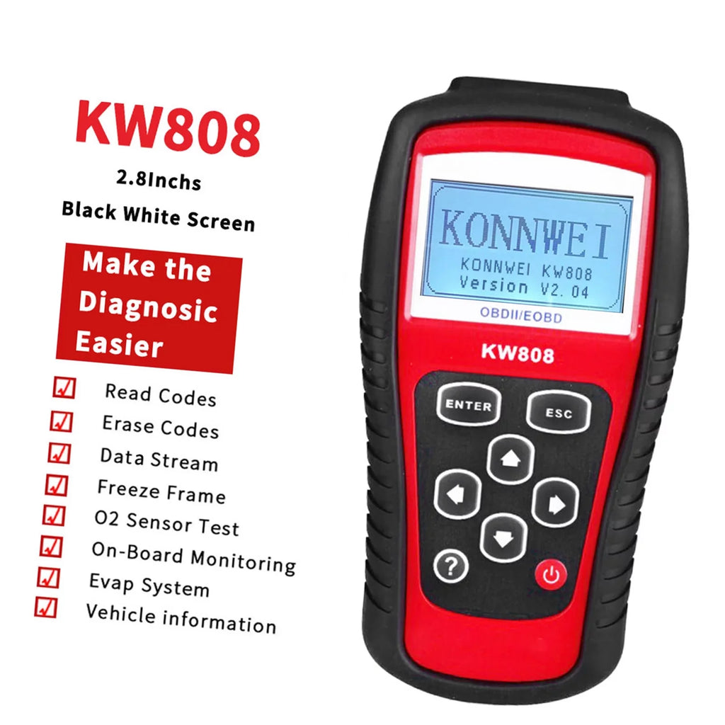 Cars EOBD Code Code KW808 Code Scanner Auto Scanner EOBD / - Cars EOBD / Auto Decoder Scanner,Scanner OBDII KW808 Cars Detection Code Decoder Scanner Auto KONNWEI Cars