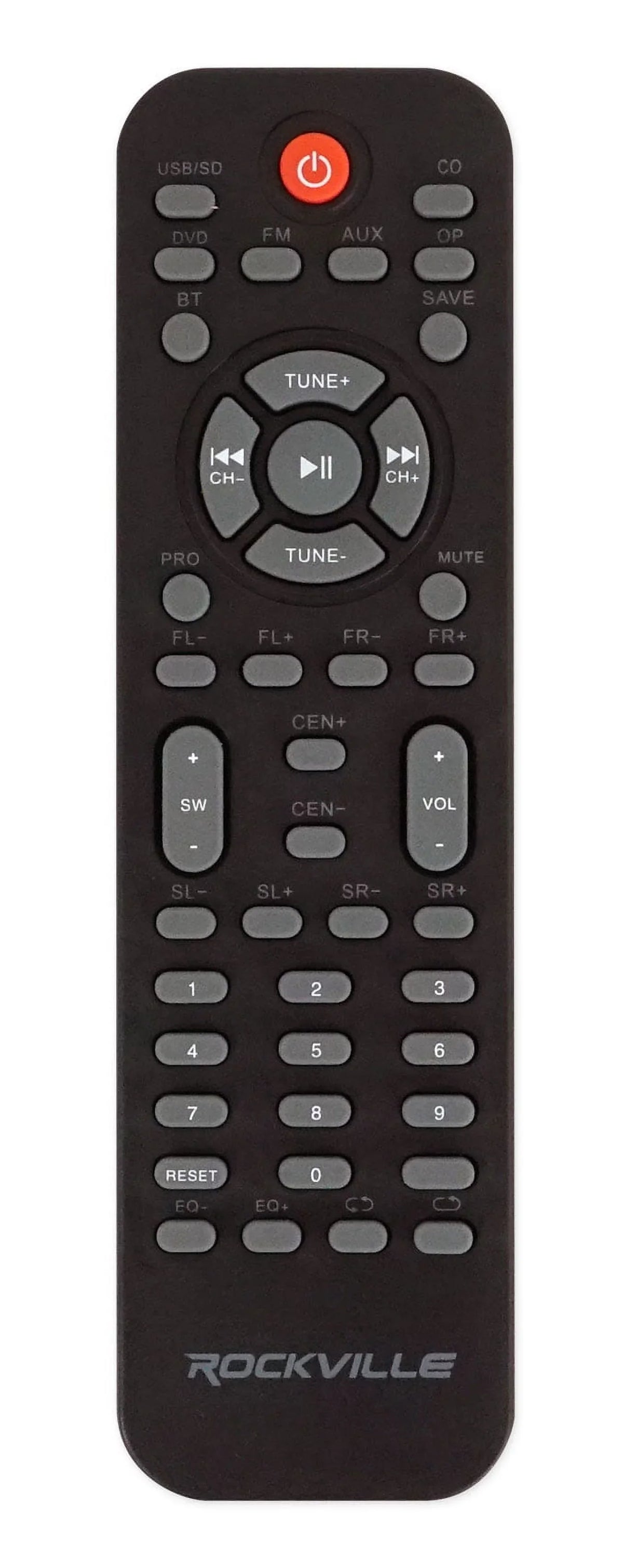 Mics Home System Wireless Sub+(2) Theater/Karaoke w/5.25" VHF Rockville Machine