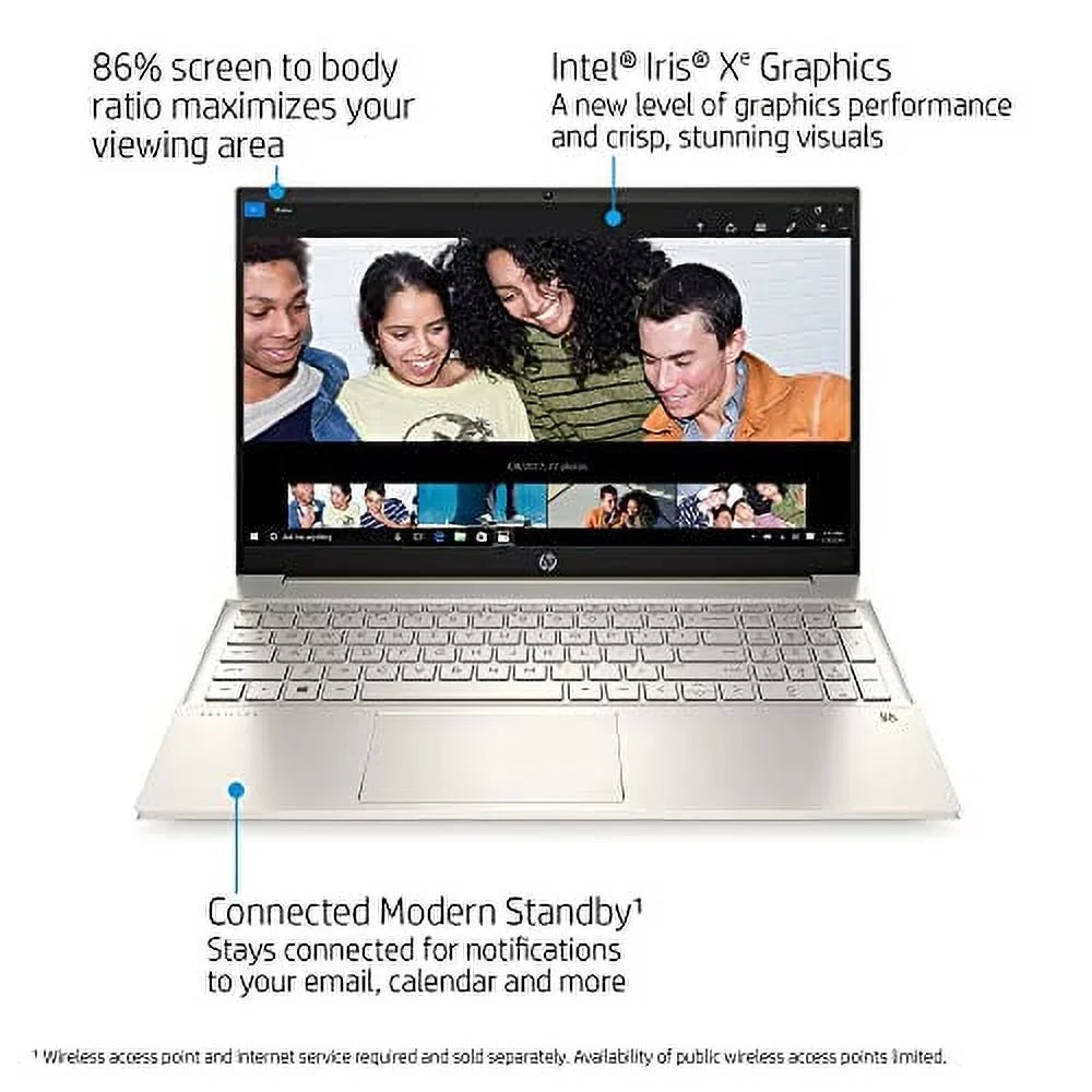 Windows NVMe FHD 15.6" AX 32GB Bluetooth HDMI WiFi Pavilion Iris HP 1TB Backlit Keyboard 11 4-Core Xe Laptop USB-C 2022 IPS Intel Graphics Pro Webcam SSD RAM USB i7-1165G7 Touchscreen DDR4 w/RE