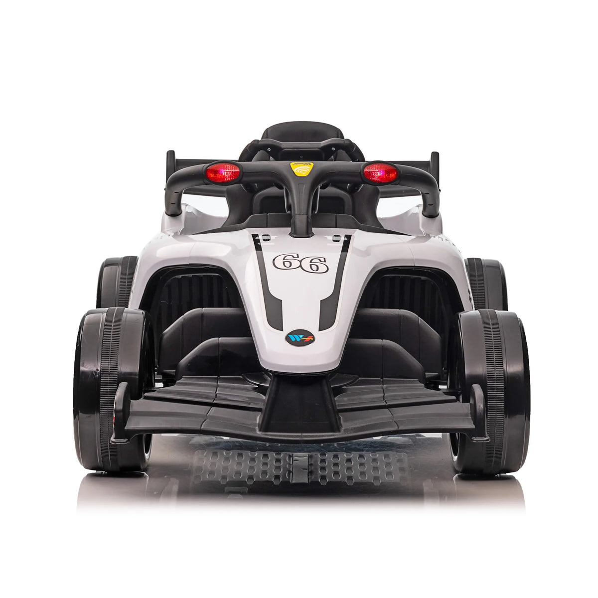 White W/Remote Blazin' 12V F1 Operated Years 3 on up Wheels and Battery Ride