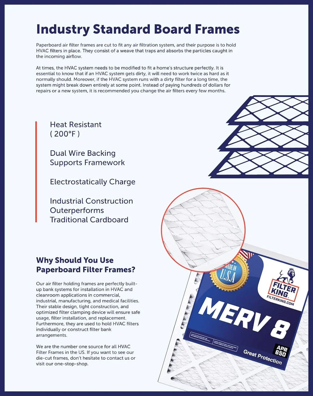 .75" A/C 4-PACK 14x20.5x1a x 8 Pleated | MERV Furnace | MADE | Actual HVAC x | Filters King Filter 14 USA dimension: IN 20.5 Filter Air