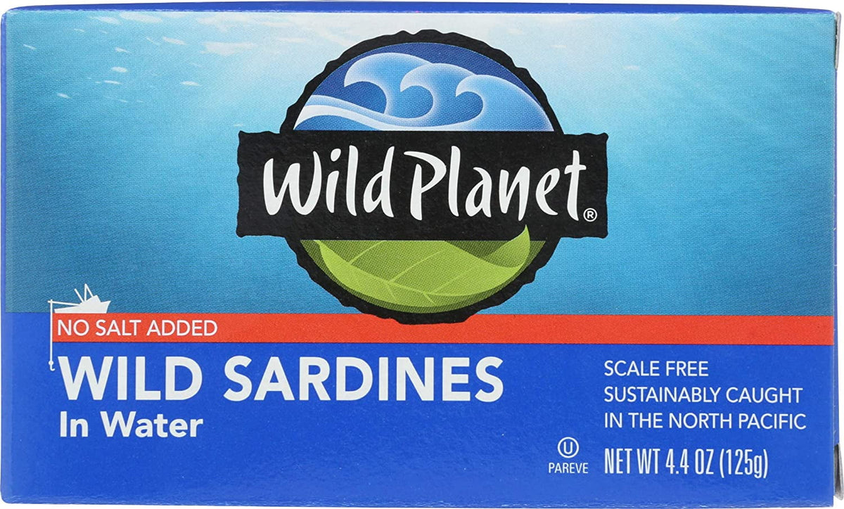 Wild - In - 4.375 Planet 12 liquid Of Sardines Case Oz.