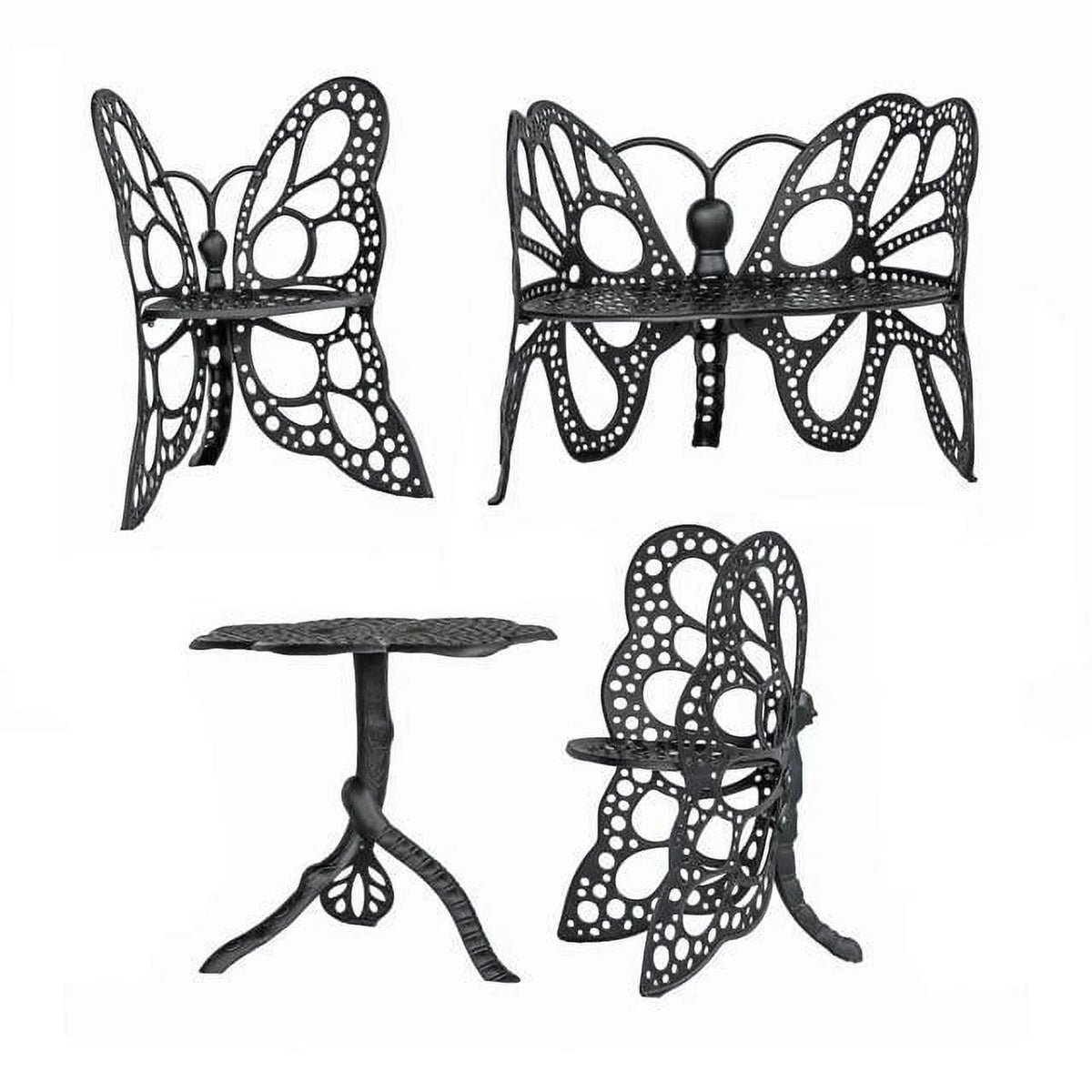 Deluxe FlowerHouse Butterfly - Set Black Garden