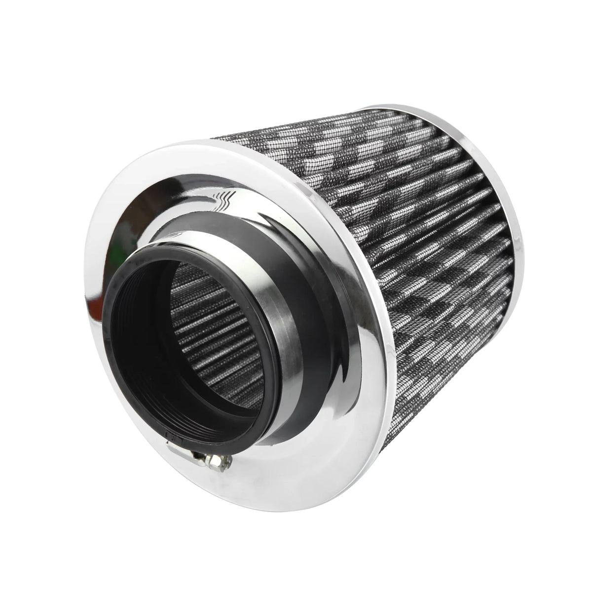 Cold Air on Air Filter Washable Pattern Carbon Cone Intake Ring Dry Fiber 2.7" 1pcs Replacement Reducer Inlet Clamp 70mm