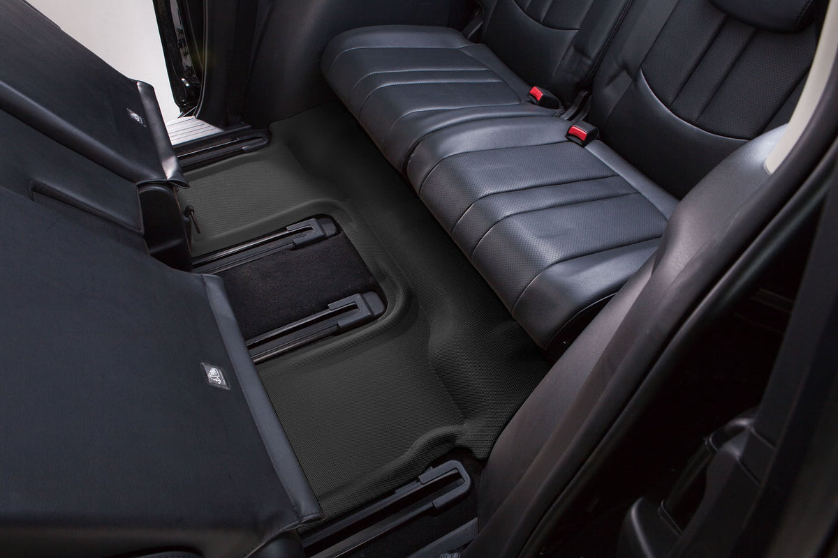 CHRYSLER - PACIFICA/VOYAGER Row KAGU with 2017-2024 compatible MAXpider 3D Mat Third (BLACK) Floor
