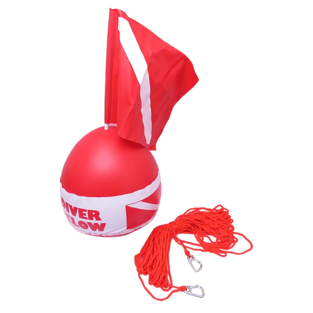 funtasica Dive Fishing Dive Float Diving, Surface for Float , Inflatable Floater Flag Visibility Flag High ing, Buoy