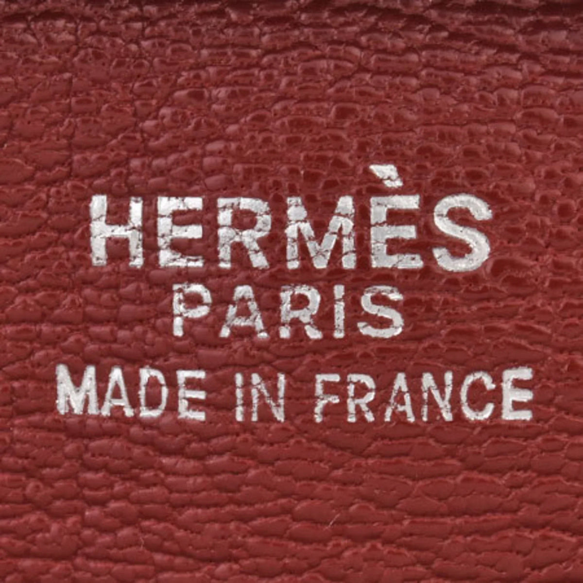 stamp (Good) Hermes Rouge □D Ash GM HERMES Togo Pre-Owned bag shoulder Tintin