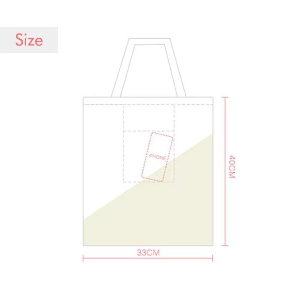 America Expression Tote Canvas Bag Landmark Shoulder Petersburg Sack