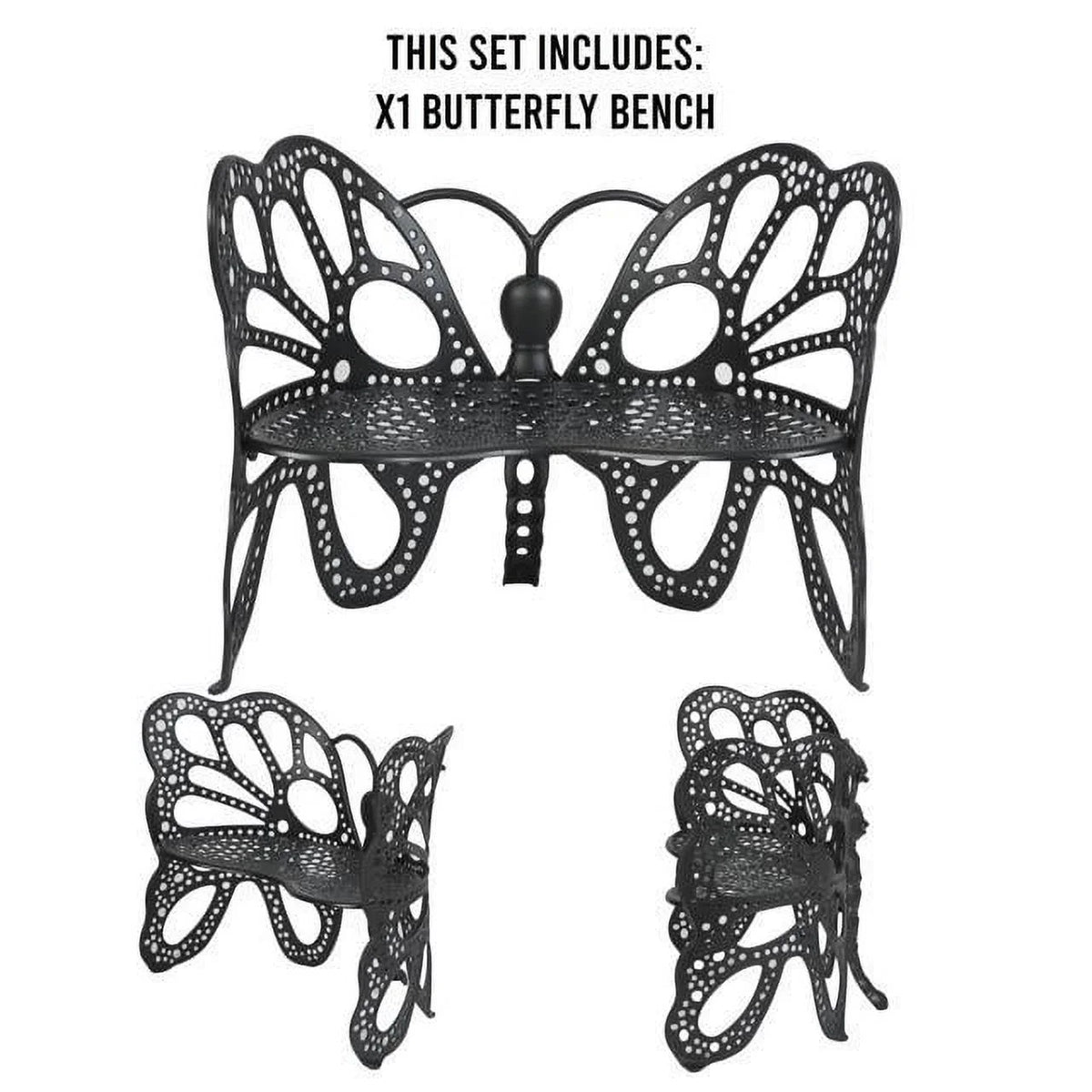 Deluxe FlowerHouse Butterfly - Set Black Garden