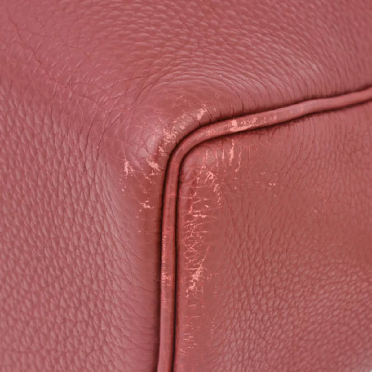 stamp (Good) Hermes Rouge □D Ash GM HERMES Togo Pre-Owned bag shoulder Tintin