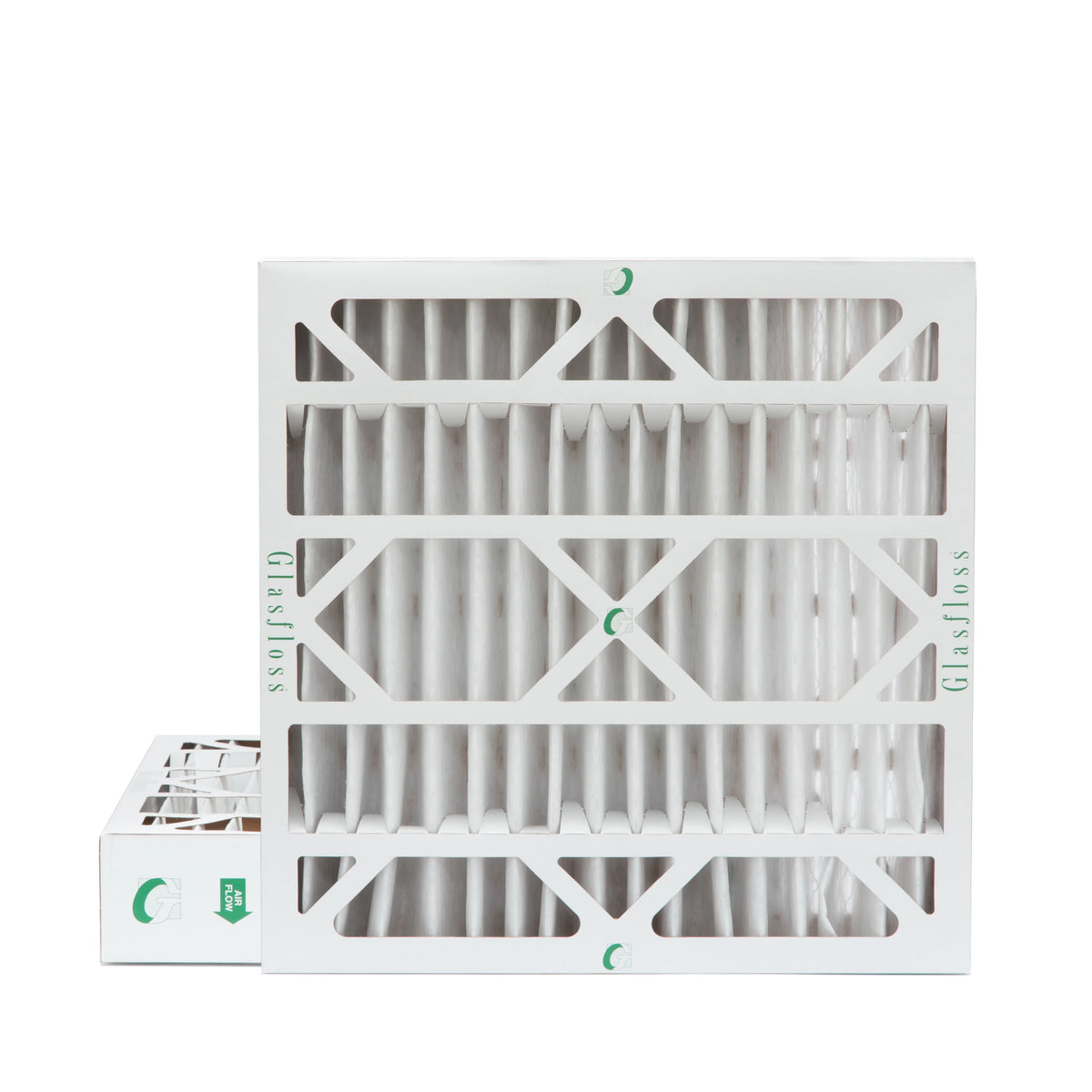 Pleated x Air 4" Inch 3-3/4 20x20x4 Actual MERV by Glasfloss. 19-1/2 Pack dimension: 19-1/2 x 2 of Filters 10