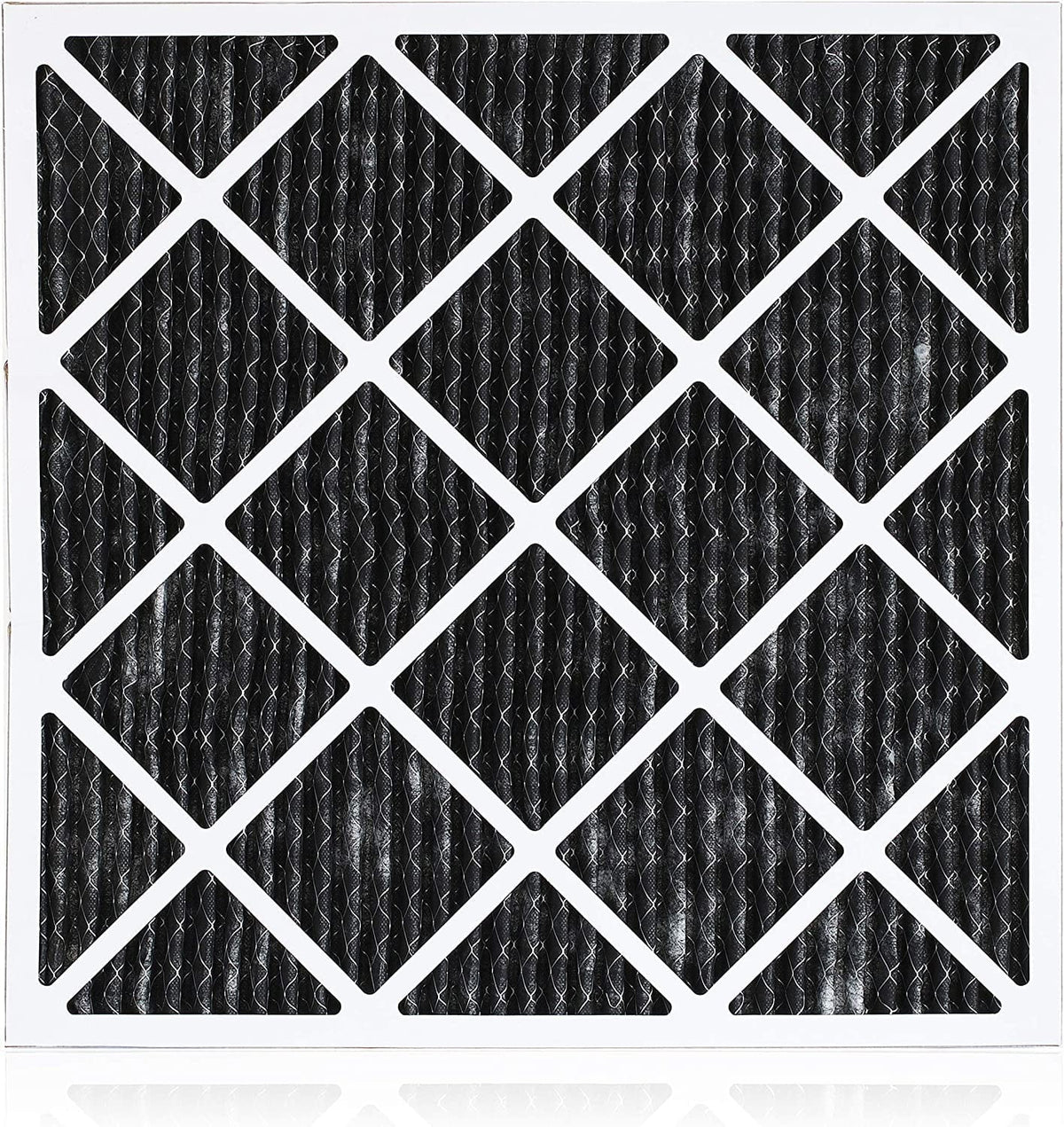 (12-Pack) MERV Activated Filterbuy AC Pleated with Filters Eliminator Odor 8 20x24x1 Air HVAC Furnace Carbon